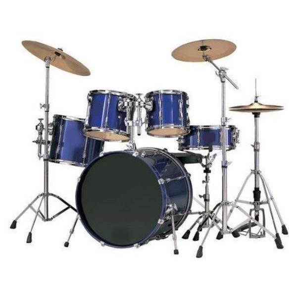 blue drum-set-octa pad musical instrument
